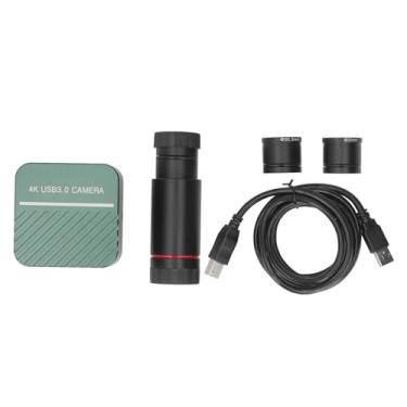 Imagem de Câmera de Microscópio Eletrônico 4K 8MP USB3.0 Ocular Digital Com Lente 0,5X e Adaptadores
