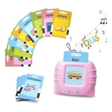 Imagem de Educação de cartões,Brinquedo Falar Aprender português ( Rosa) - Toys