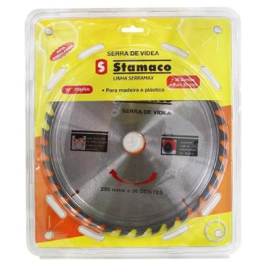 Imagem de Disco de Videa Serra Serramax 250mm 36 Dentes - 2123 - STAMACO