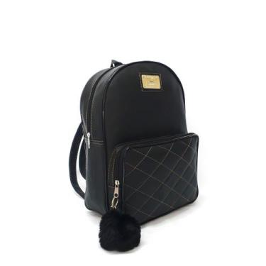 Imagem de Bolsa Mochila feminina de material sintético Bolsas femininas de moda 