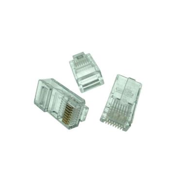 Imagem de Conector Rj45 Cat5 Pacote Com 10 N 3 0 30mm