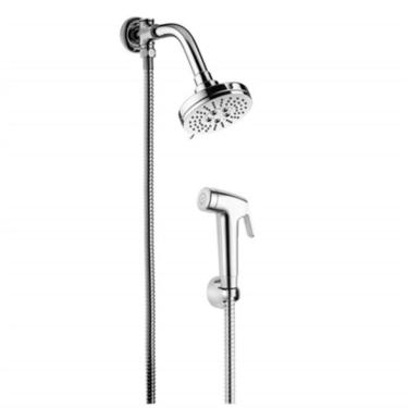 Imagem de Ducha De Parede Redonda Trio Com Desviador Cromada Lorezentti Cromado