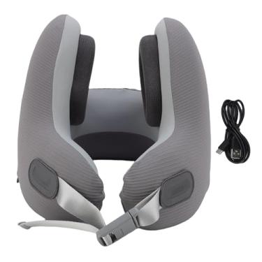 Imagem de Travesseiro de Pescoço de Viagem, Redução de Ruído de Espuma de Memória U Pillow de Suporte Ao Avião Com Fone de Ouvido para Carro Em Casa