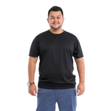 Imagem de Camiseta Dry Fit Plus Size Masculina Academia Treinos Esporte - Fix, P