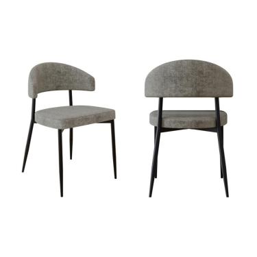 Imagem de 2 Unidades Cadeira Bless Fixa C/4 Pés 53 X 55 X 78cm. Lautrec Marrom Lautrec Marrom