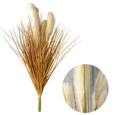 Imagem de Capim Dos Pampas Artificial Buquê Grande Cheio - Flor Imp