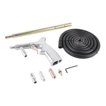 Imagem de Pistola de jato de areia de 1/4" Pistola de jato de areia Kit de jato de areia de alimentação por gravidade Ferramenta de jato de areia portátil para gabinete de jato de areia de mídia abrasiva 60