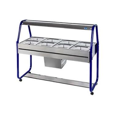 Imagem de Self Service 8 Cubas Montado Linha Tradicional Refrigerado SR 08 Ibet,