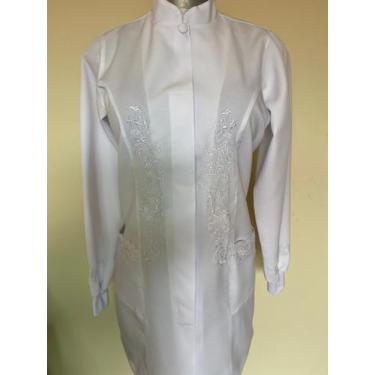 Imagem de Jaleco Gola de Padre - zambianchi jalecos