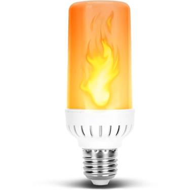 Imagem de 12Vmonster Lâmpada Led com Efeito de Fogo Âmbar Brilhante e Cintilante Em E26 Médio Base de Parafuso Edison Dc 12 Volts Iluminação de Baixa Tensão para Paisagismo Doméstico Sistema (1 Contagem (Pacote