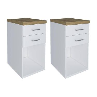 Imagem de Conjunto De Gaveteiros York Olmo Branco