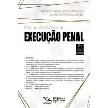 Imagem de Manual De Prática Da Execução Penal