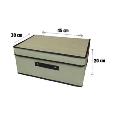 Imagem de Caixa Organizadora Multiuso Dobrável em Tnt 2 Tamanhos - R&C BRASIL, G