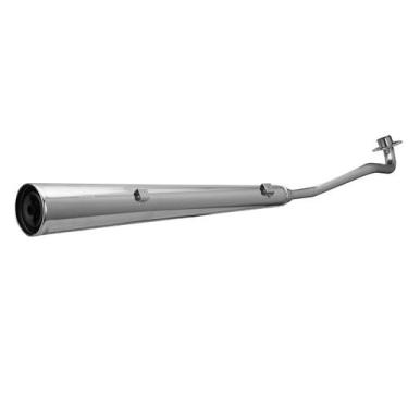 Imagem de Escapamento Moto Honda Biz 125 2011 a 2018 Modelo Original Cromo Forte