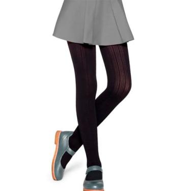 Imagem de Meia-Calça Lupo Kids 02561-001 Fio 70 Tricô Poliamida T. P/G, G, 9990,