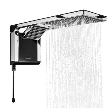 Imagem de Chuveiro Acqua Duo Flex Preto e Cromo 220V Lorenzetti, 220V