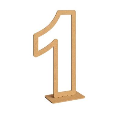 Imagem de Plaquinhas Lisas Números Para Festas De Formatura De 0-9 - ANA DECORAÇ