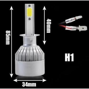 Imagem de Lampada Farol Led Automotiva H1 6000K 5400 Lumens 12V A 24V - Swisspor