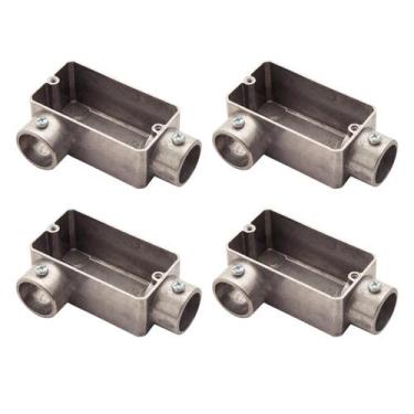 Imagem de 4 Condulete 3/4 Lr Alumínio S/rosca S/placa Sieg