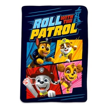 Imagem de Cobertor de lã para meninos Patrulha Canina Chase The Police Dog Cuddly 101,6 cm x 152,4 cm (Team Pup)