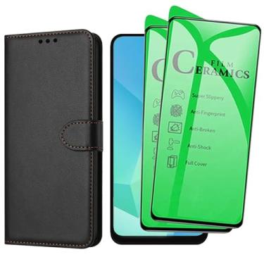 Imagem de Capa Capinha Carteira Para Galaxy A16 Capinha Flip Case + 2 Películas Cerâmica Premium