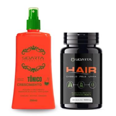 Imagem de Kit Crescimento Intenso Sidarta - Vitamina capilar + Tônico Capilar