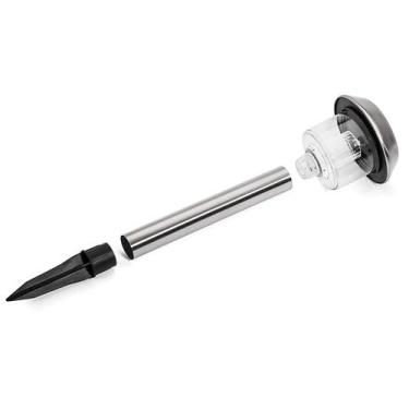 Imagem de Kit 2 Luminária Solar Luz De Led Jardim Inox Acrílico - SolarLight