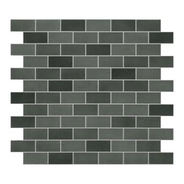 Imagem de Azulejo Backsplash para metrô de 10 folhas, 28,7 x 27,4 cm, composto de pedra mista, verde, feito à mão, autoadesivo, impermeável, azulejos para cozinha, banheiro, chuveiro, lareira