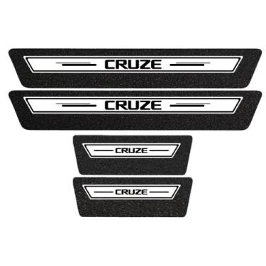Imagem de Soleira Protetora Porta Premium Branco Cruze 2023 2024 2025 - Jhow Ade