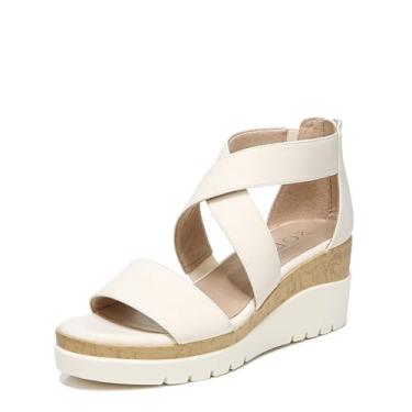 Imagem de Naturalizer Sandália feminina Soul Goodtimes com tiras cruzadas, Porcelana, 36