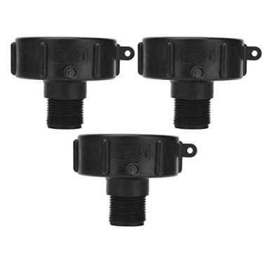 Imagem de Conector de tanque qanyegn 3pcs IBC, adaptador de drenagem de plástico G3/4 Thread, ajuste das válvula de substituição, adaptador masculino de mangueira de água para jardim (S60-2 "NPS)