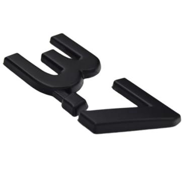 Imagem de Emblema de metal blackout 3,7 para bota lateral de para-lama para infiniti Q50 Q60 Q70 QX70 2014 2015 2016