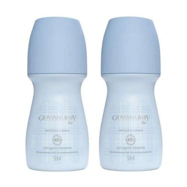 Imagem de Desodorante Giovanna Baby Roll-On Blueberry 2x50ml - Embalagem com 2 U