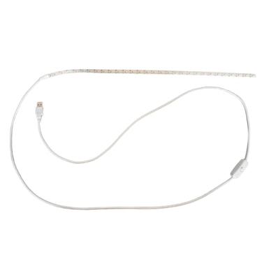 Imagem de MERIGLARE Luz de vazamento de saxofone, ferramenta de reparo de saxofone de dupla face, luz de detecção de vazamento de LED para flauta de, reparo de oboé, 50cm