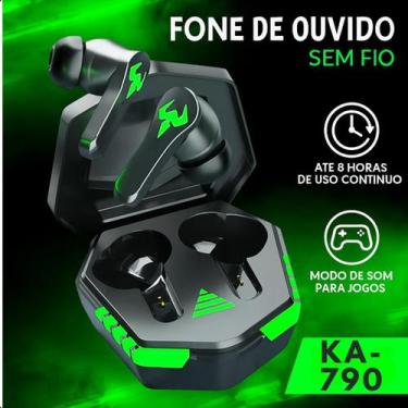 Imagem de Fone Sem Fio Gamer Bluetooth com Desempenho Áudio Imersivo e Conforto 