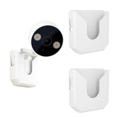 Imagem de Zwolf Suporte de parede sem perfuração compatível com a câmera Tapo TP Link C120, suporte de câmera adesivo compatível com sistema de segurança Tapo 2k QHD interno e externo