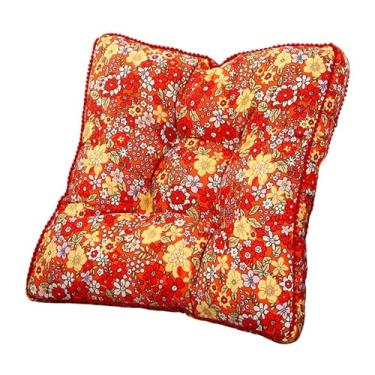 Imagem de Generic Almofada de assento de cadeira quadrada para cadeiras de cozinha, almofada de chão para cadeira de estar, para lareira, de canto de leitura, Style D