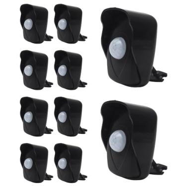 Imagem de Kit 10x Sensor De Presença Microcontrolado 180º Com Fotocélula E 6 Funções Externo QA26M