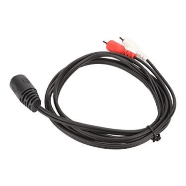 Imagem de 5 Pin Din Fêmea a 2 Cable Masculino Adaptador de Som Forte CL Player CD Player VCR DVD 4,9ft