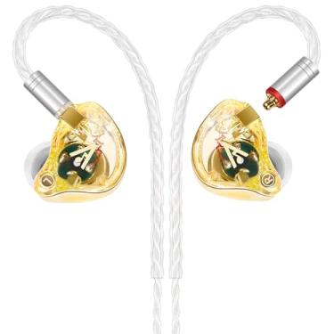 Imagem de Fones de ouvido com fio Vibes 202 – Fones de ouvido intra-auriculares HiFi – Fones de ouvido profissionais com isolamento de ruído – Som claro, graves profundos e fones de ouvido IEM de ajuste