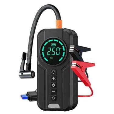 Imagem de Compressor De Ar Bomba Pneu Auxiliar De Partida Power Bank