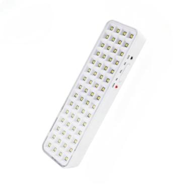 Imagem de Lâmpada de emergência de 30 ou 60 leds recarregável com luz branca de dupla voltagem (60 LEDS-3 pçs)