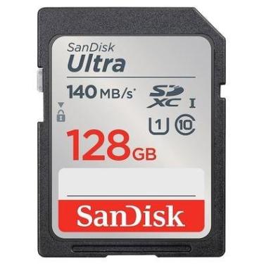 Imagem de Cartão Sdxc Sandisk Uhs-i Ultra 128GB - 80MB/s