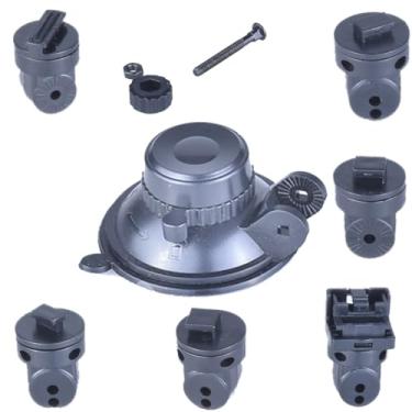 Imagem de Vykyntow Suporte de substituição para câmera de painel, suporte de acessórios para câmera com ventosa com 6 peças de juntas giratórias de 360°, compatível com SUVCON J06/ZMOPO Dash Cam/DELLFY M16