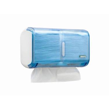 Imagem de Dispenser Toalheiro Premisse Urban Compacta Glass Azul