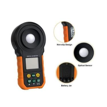 Imagem de Luxímetro Digital LED 200.000 Lux INS-1366 com Certificado - Metrins