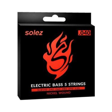 Imagem de Encordoamento Solez Contra Baixo 5 Cordas SLB540 40/125