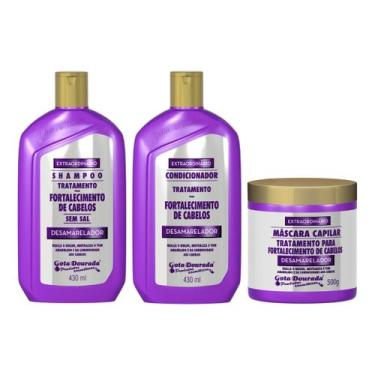 Imagem de Kit para cabelo shampoo cond. masc. desamarelador extraordinario - Got