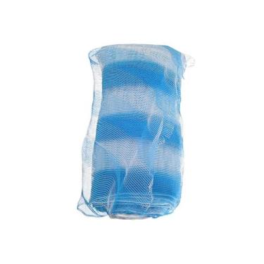 Imagem de Tela Guarda Corpo Tapume Listrada Azul Branca 1,20x50 60m² - Alma Têxt