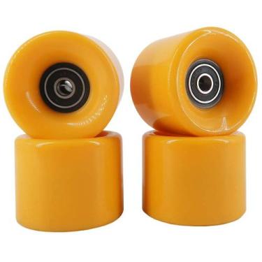 Imagem de Rodas de skate FREEDARE 58mm 82a com rolamento ABEC-7 (pacote com 4)
